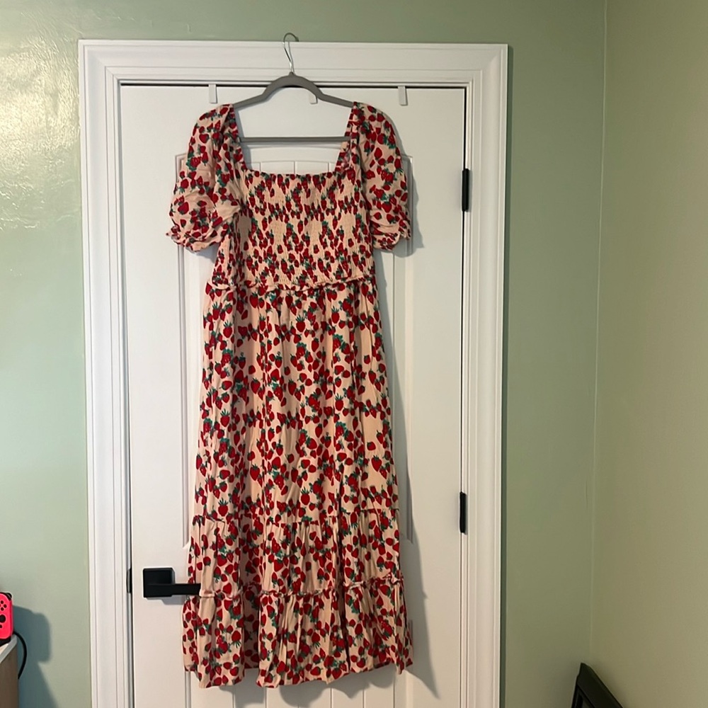 Funky Berry Maxi Dress